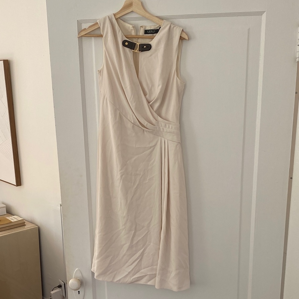 Ralph Lauren Cream Midi Dress